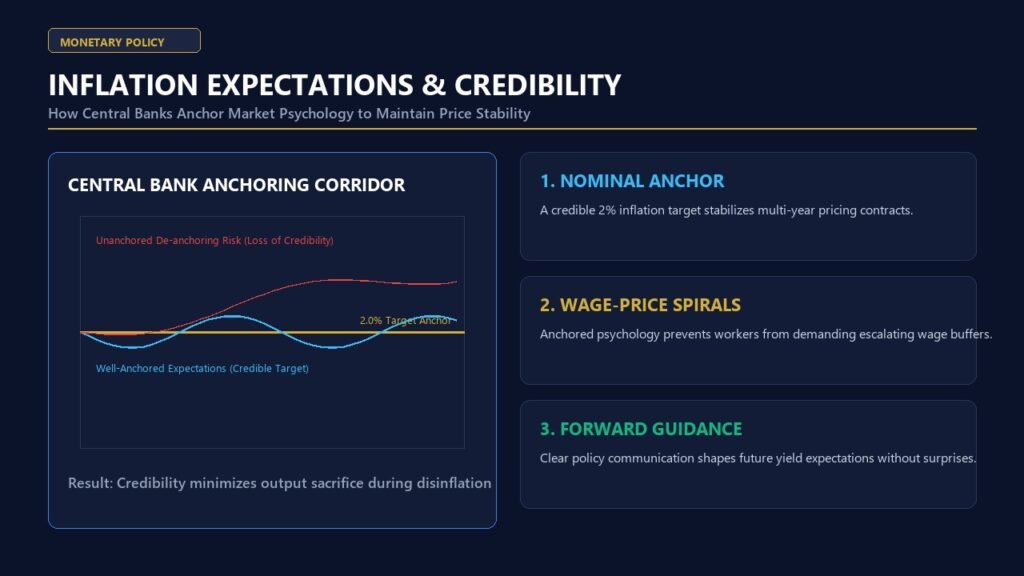 Inflation Expectations and Credibility Corridor Infographic