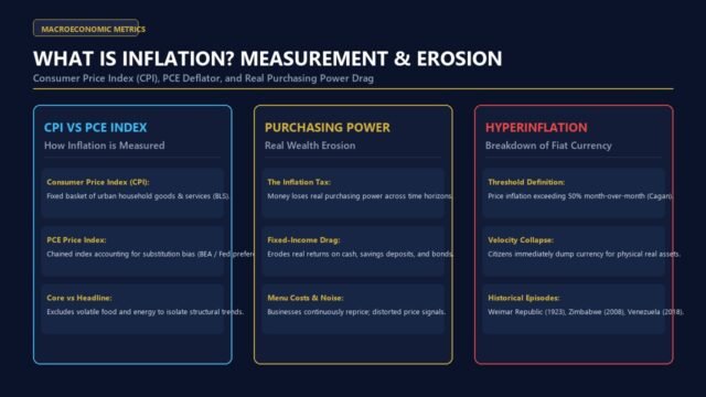 What Is Inflation CPI vs PCE and Purchasing Power Infographic